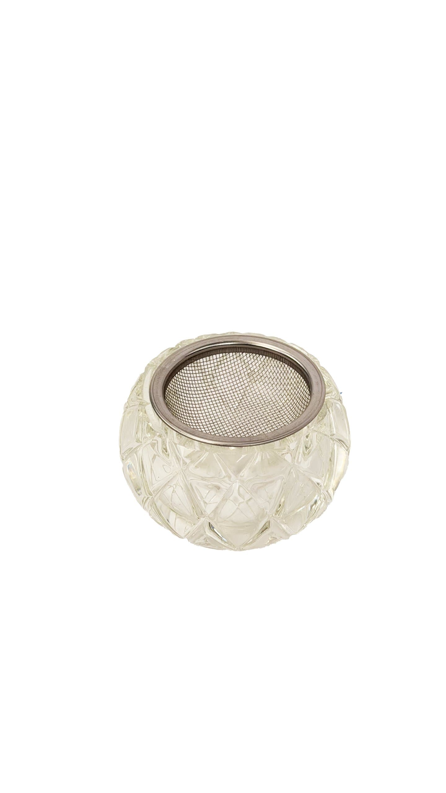 Taha Gold Glass Orange Shisha Bowl