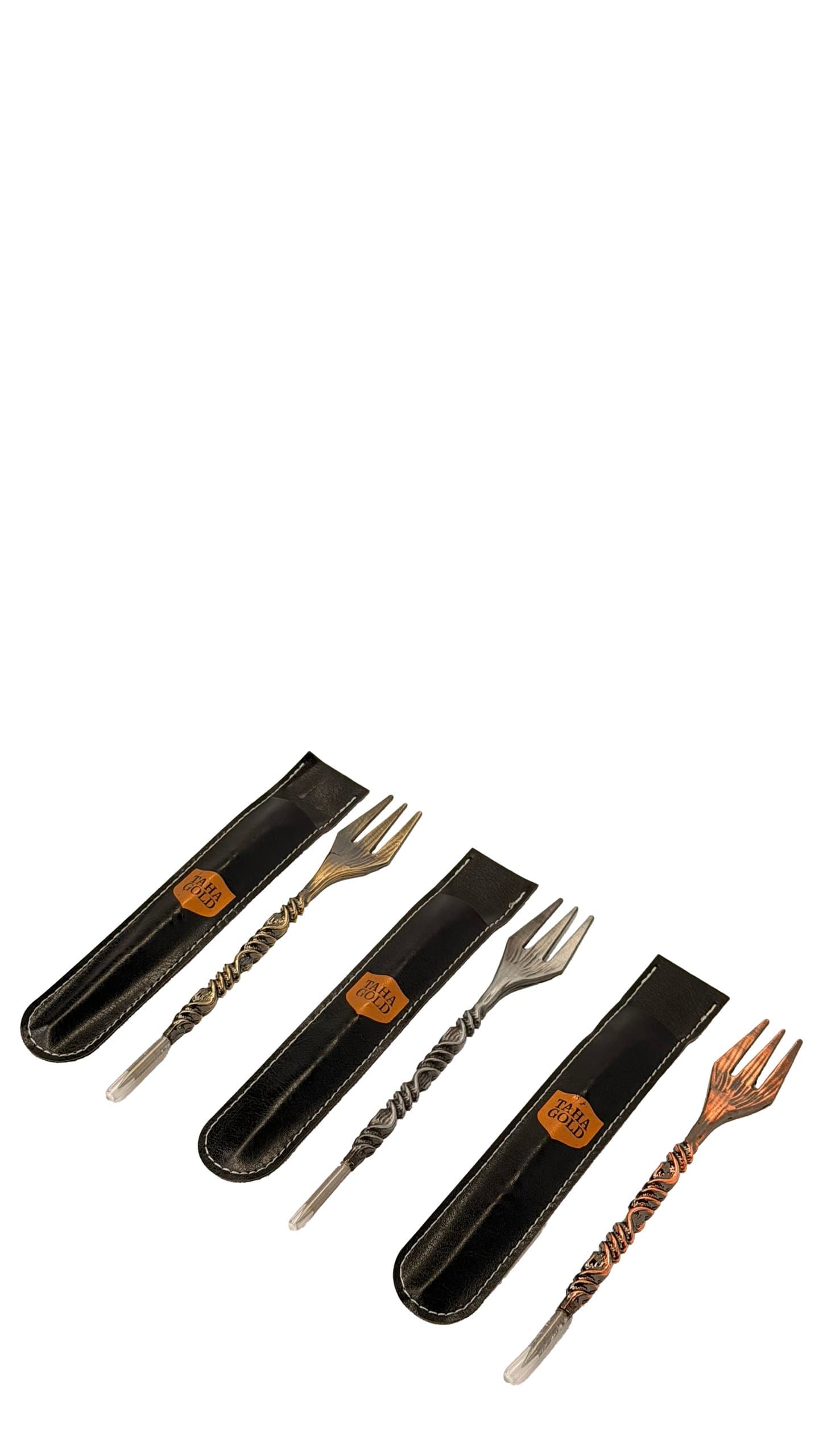 Taha Gold Shisha Fork