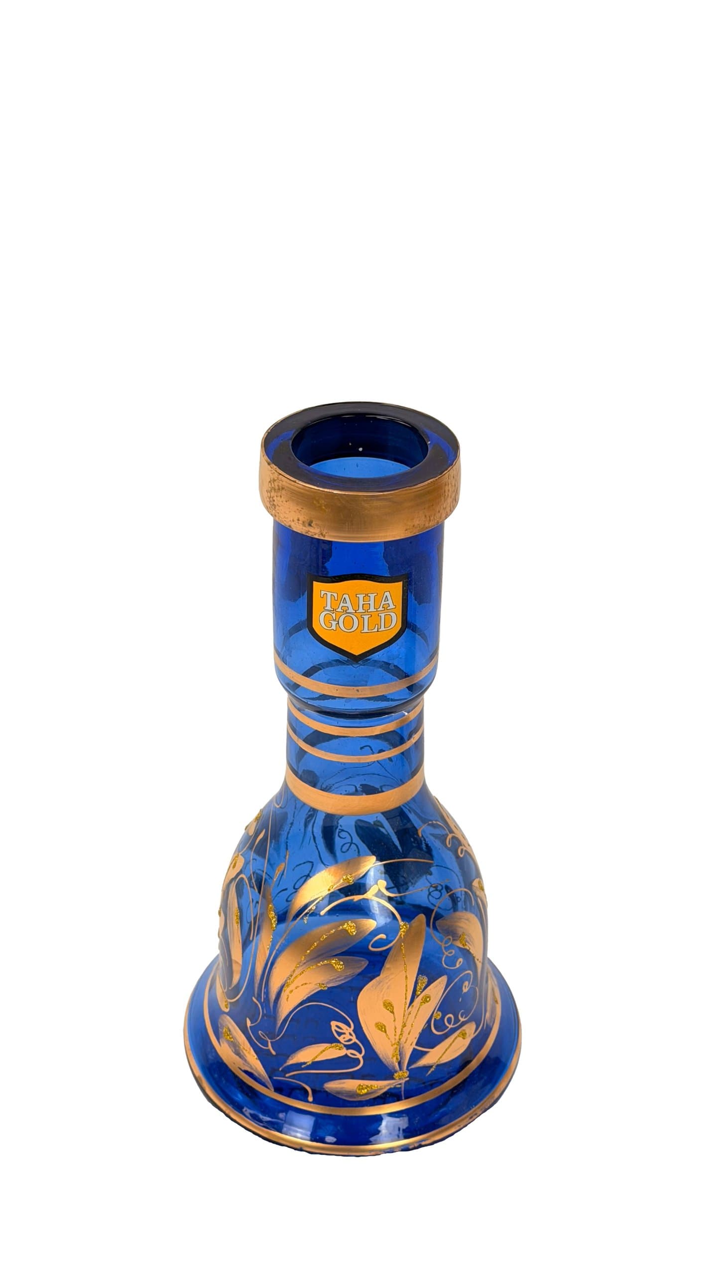 Taha Gold Premier Blue/White Leaf embossed design