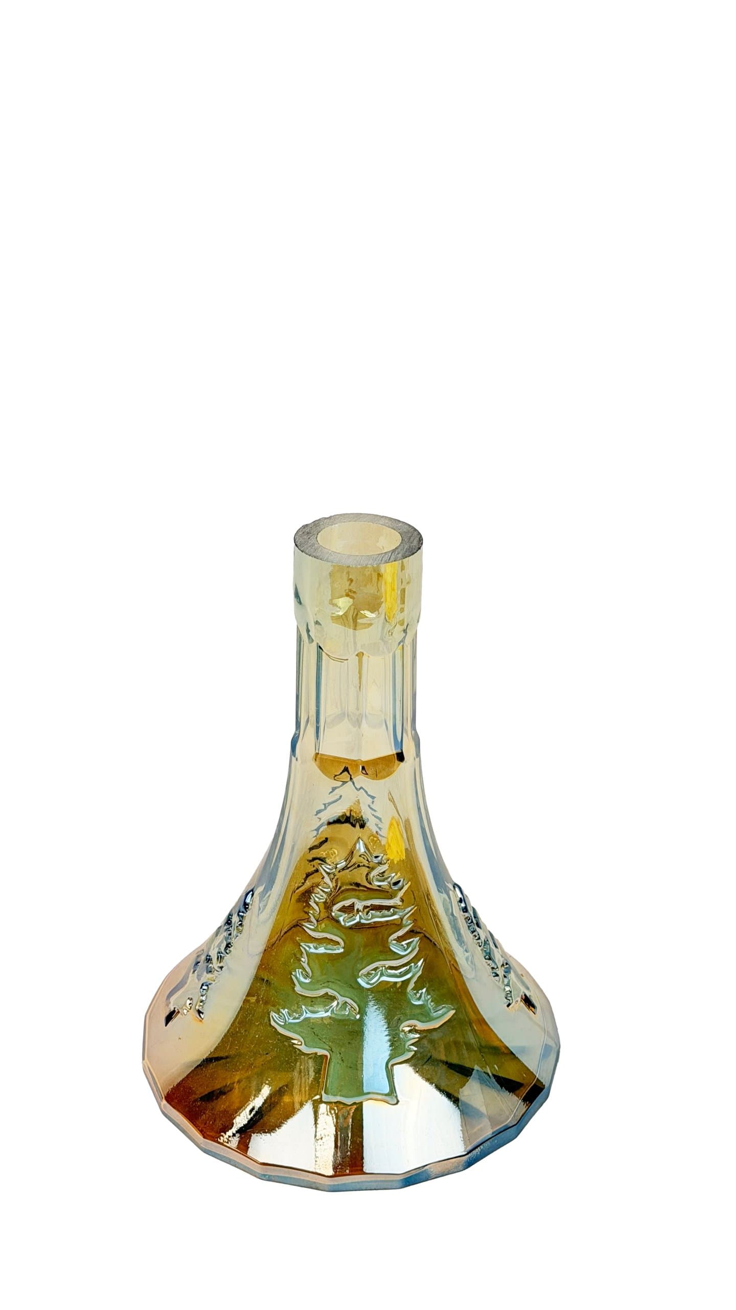 Taha Gold Unique Design Glass Shisha Base