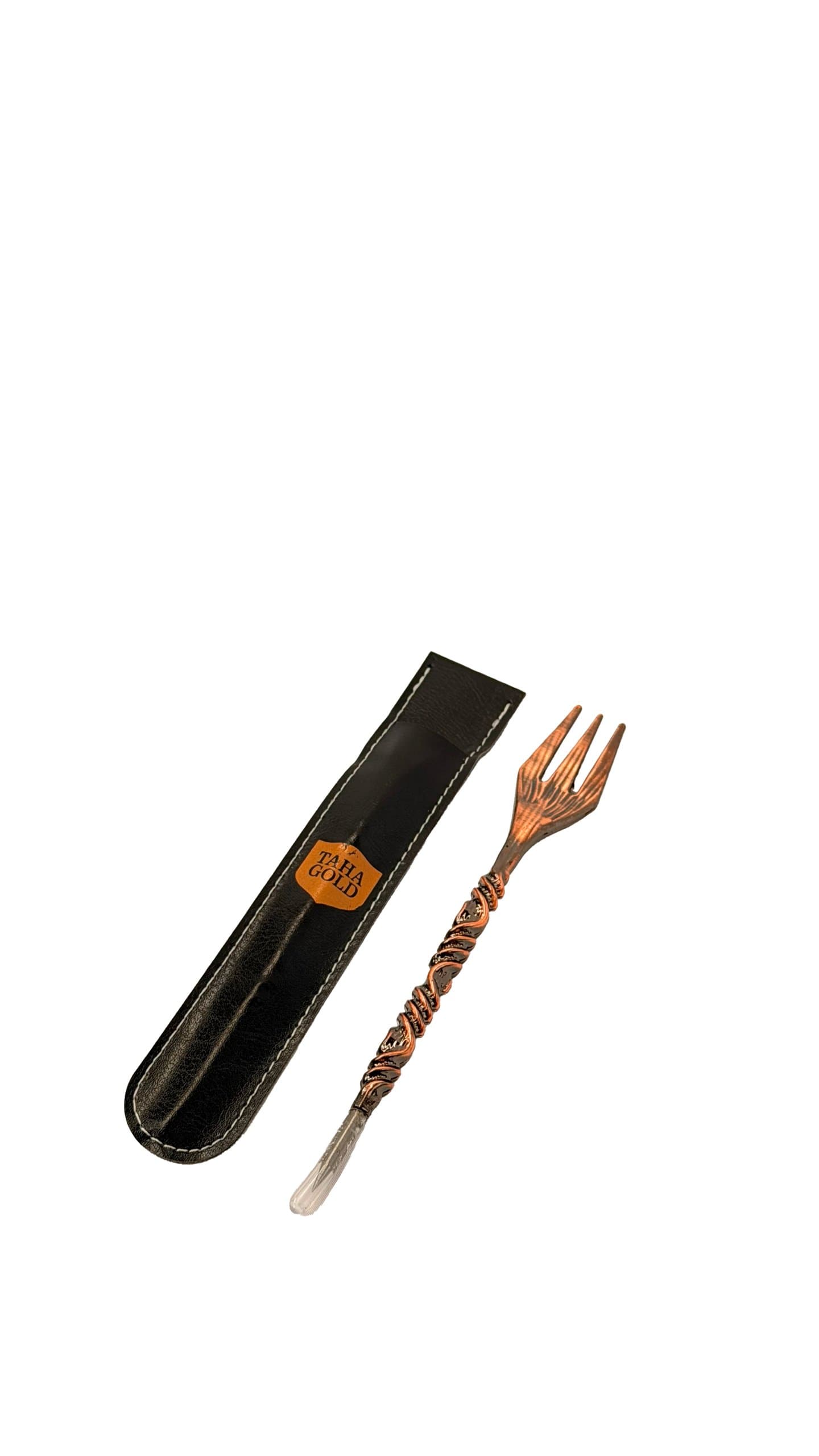 Taha Gold Shisha Fork
